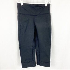 LUCY Power Compression Black Cropped Leggings